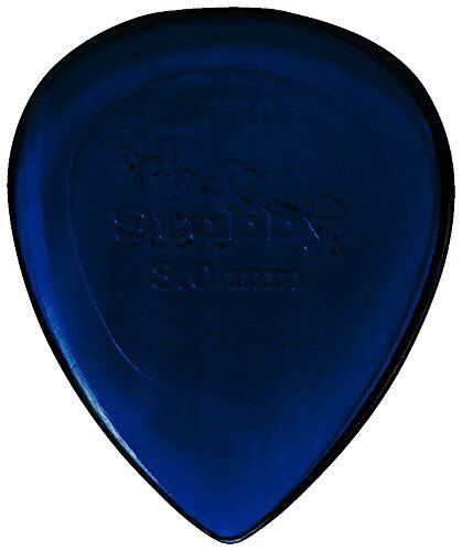 6 Pack of Dunlop Stubby 3.0mm Picks - Dark Purple