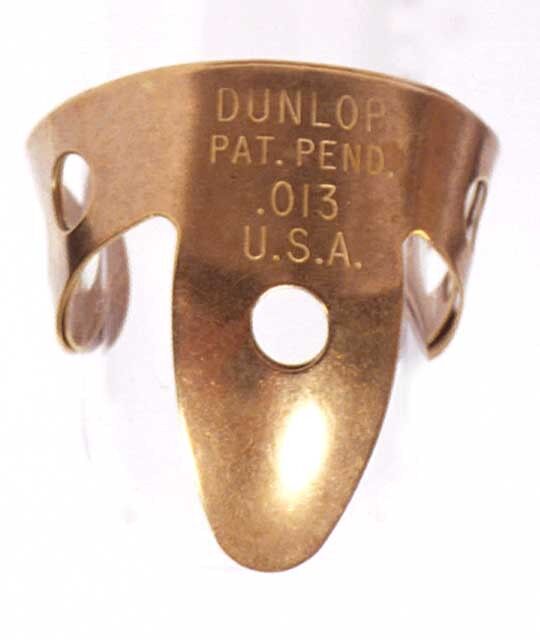 2-Pack of Dunlop Brass Fingerpicks - .013"