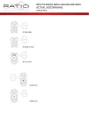 NEW Graph Tech Ratio 3+3 Retro Machine Heads Nickel PRN-4324-N0