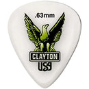 6-Pack of Clayton Acetal Standard Picks .63mm