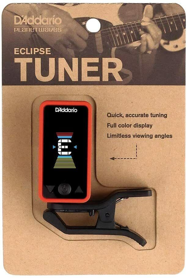 D'Addario Eclipse Clip-On Headstock Tuner Red - PW-CT-17RD