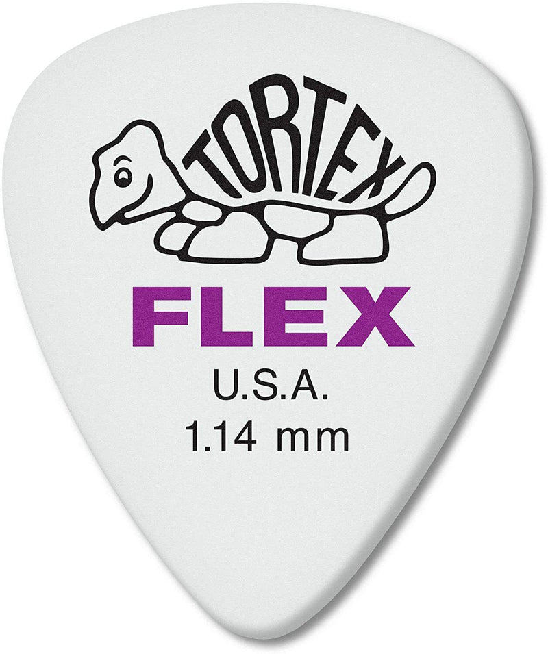 Dunlop Tortex Flex Standard Guitar Picks 1.14mm - Bag of 6