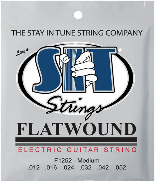 SIT Flatwound Electric Guitar Strings F-1252 - MEDIUM