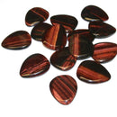 Timber Tones Tiger Tone Guitar Pick - Red Tigers Eye - Single Pick