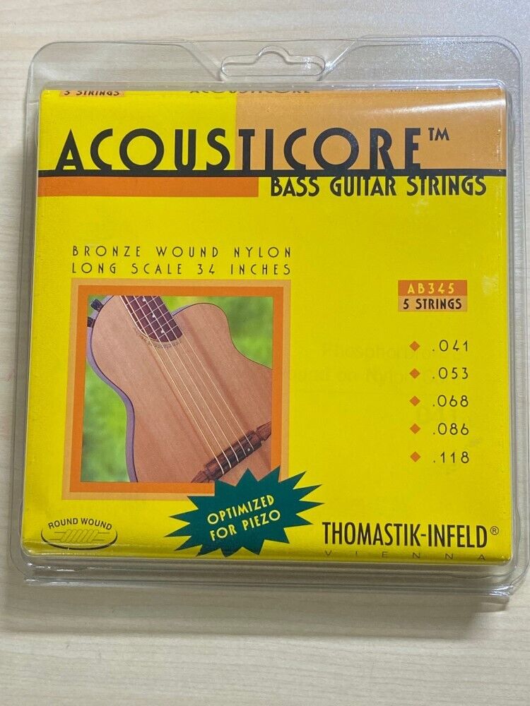 Thomastik-Infeld AB345 Acousticore 5-String Acoustic Bass Guitar Strings