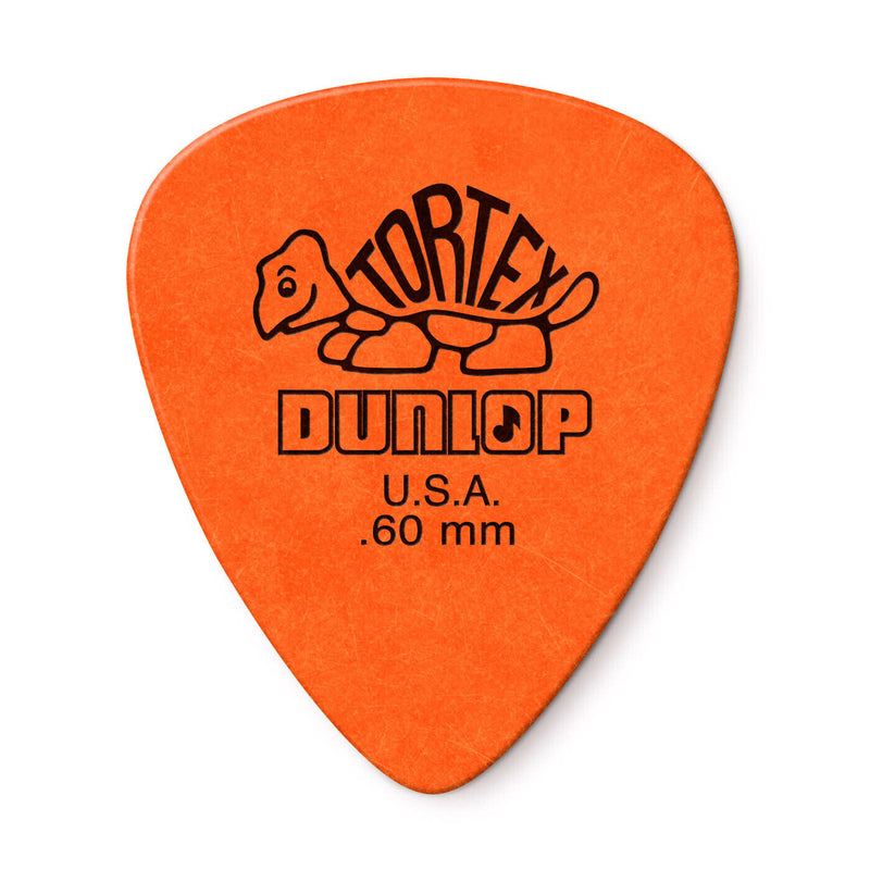 6 Pack of Dunlop Tortex Standard Flatpick .60mm