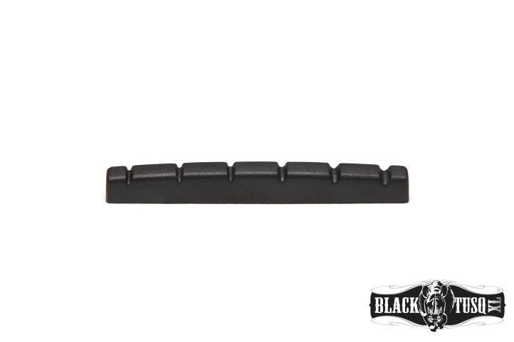New Black Tusq XL Strat-Style Nut - Flat Bottom PT-5042-00