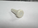 TUSQ END PIN - WHITE WITH MOTHER OF PEARL DOT - PP-7142