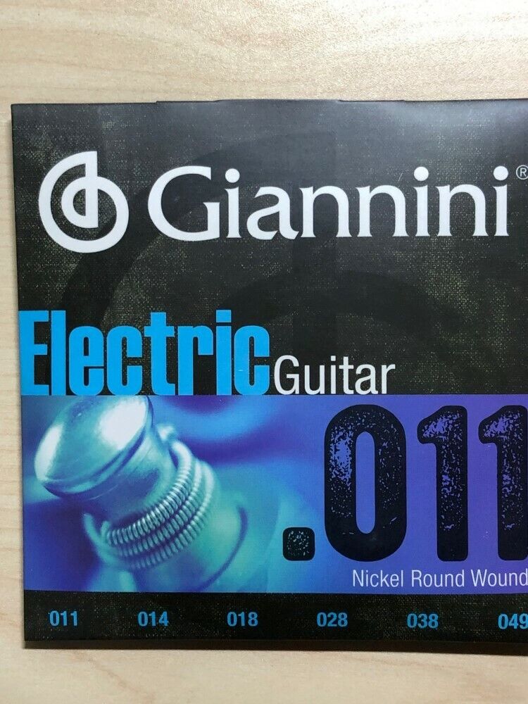 Giannini Nickel Round Wound Electric Guitar Strings .011-.049
