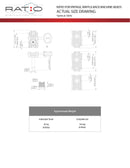 NEW Graph Tech Ratio 3+3 Retro Machine Heads Nickel PRN-4324-N0