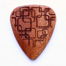 Timber Tones Laser Tone Grip Guitar Pick Art Deco - Single Pick