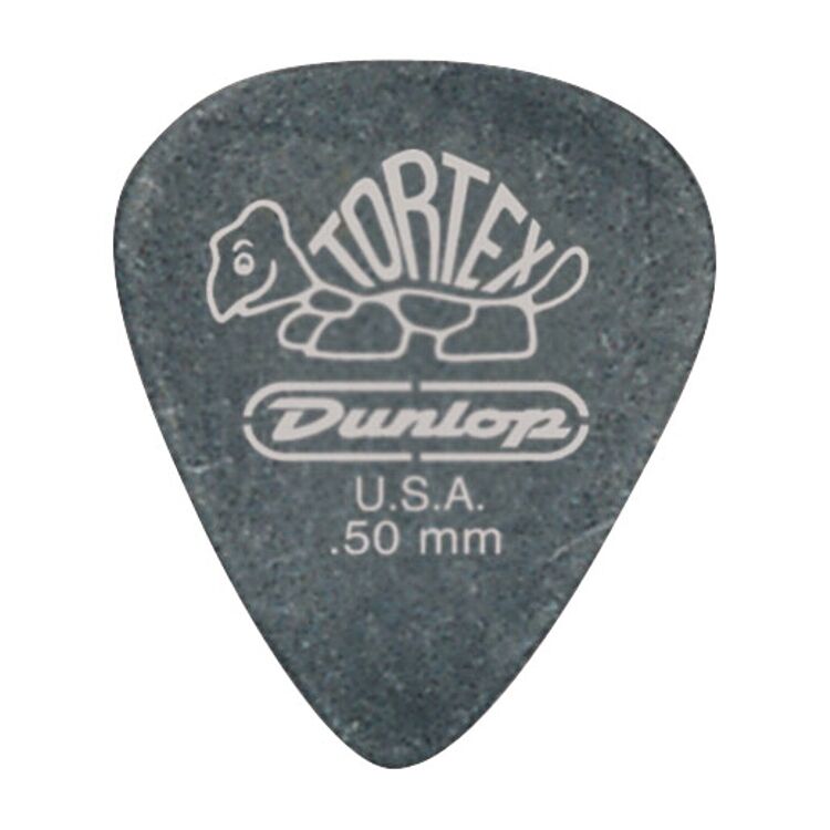 Dunlop Tortex Pitch Black Std Picks 1.00 mm - 12 pack