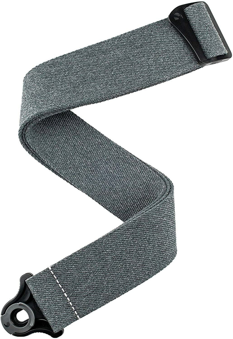 D'Addario Accessories Auto Lock Guitar Strap - Skater Grey (50BAL04)