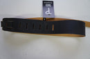 Perris Leather 2" Leather Guitar Strap Black with Stitching P20DX-2036