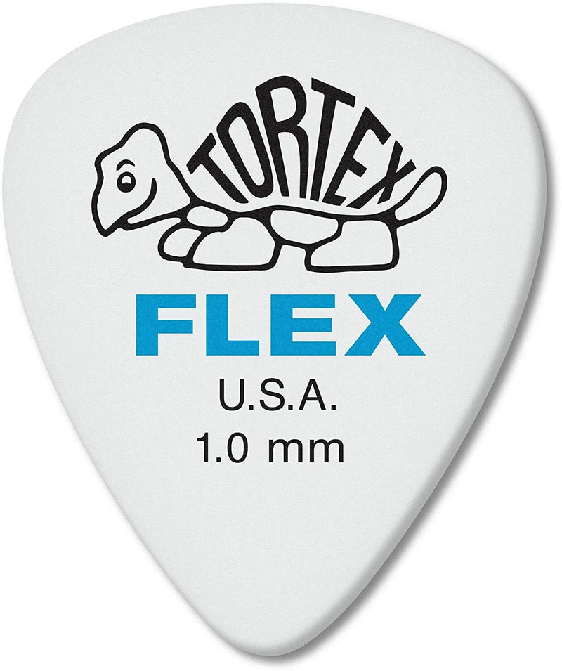 Dunlop Tortex Flex Standard Guitar Picks 1.0mm - Bag of 6