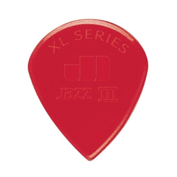 Pack of 6 - Dunlop Jazz III XL Red Nylon Sharp 1.38mm