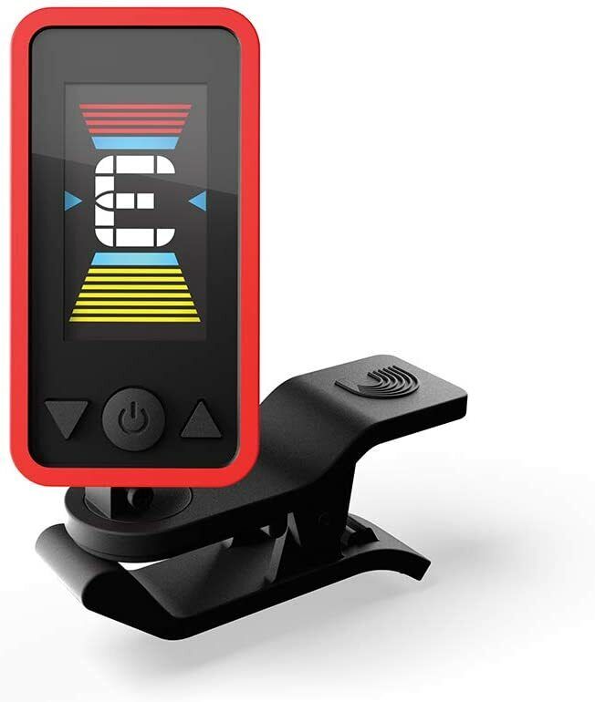 D'Addario Eclipse Clip-On Headstock Tuner Red - PW-CT-17RD