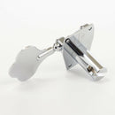 NEW Graph Tech 4 String 4-In-Line Bass Ratio F-Style Clover Chrome PRB-4401-CO