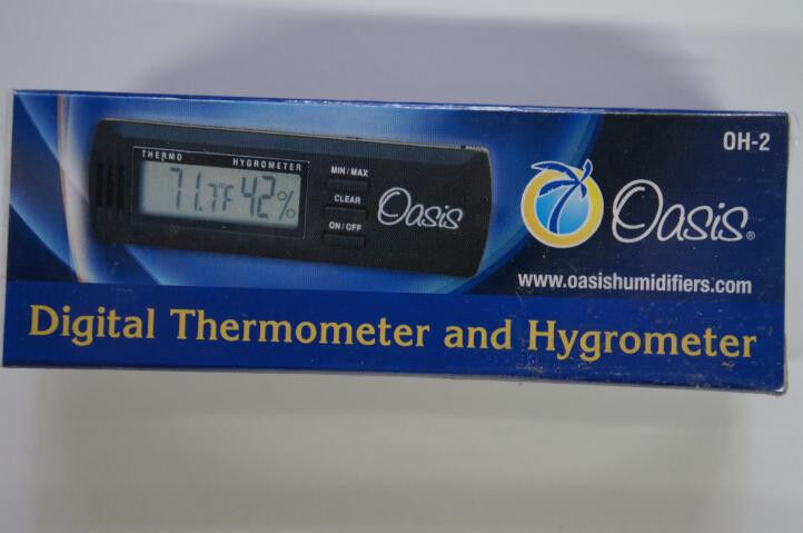 New Oasis Digital Hygrometer